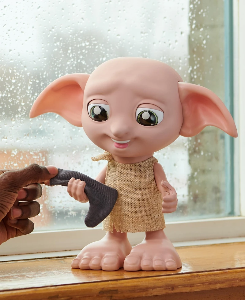 Wizarding World Harry Potter, Interactive Magical Dobby Elf Doll with Sock