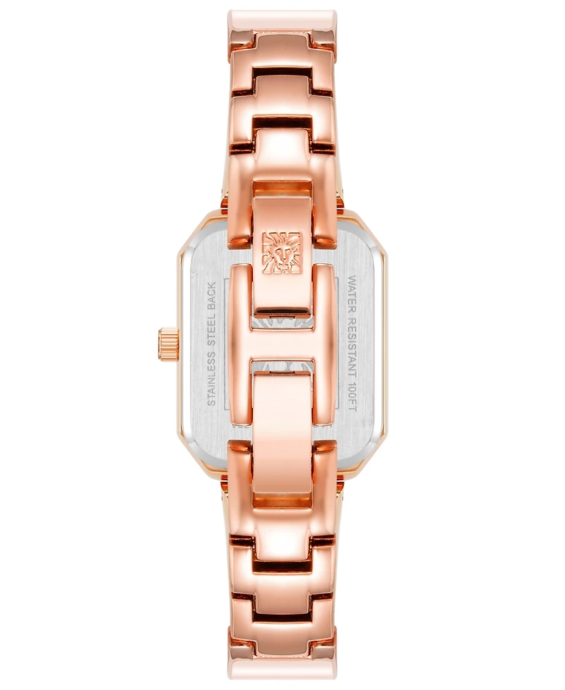 Anne Klein Women's Quartz Enamel Alloy Bangle Watch, 24mm x 37.5mm