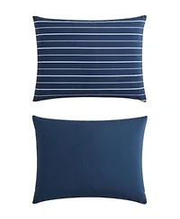 Nautica Longdale Solid Stripe Brushed Microfiber Duvet Cover Sets