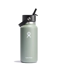 Hydro Flask oz Wide Mouth with Flex Straw Cap