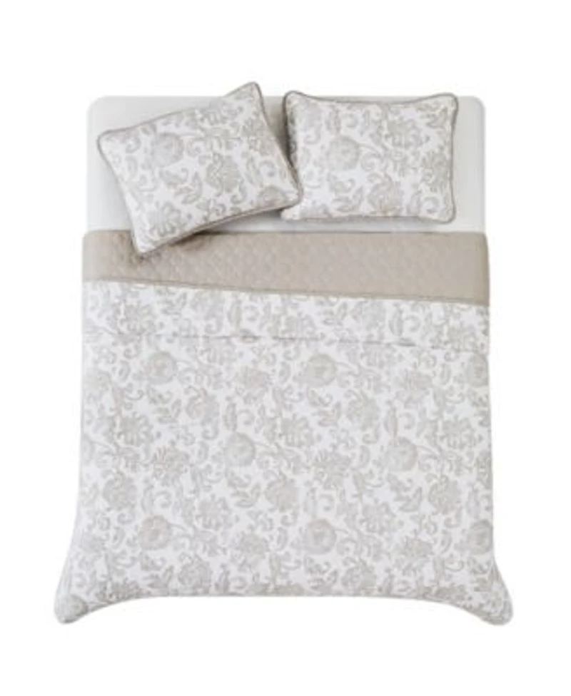 Cannon Sylvana Jacobean Floral Quilt Sets
