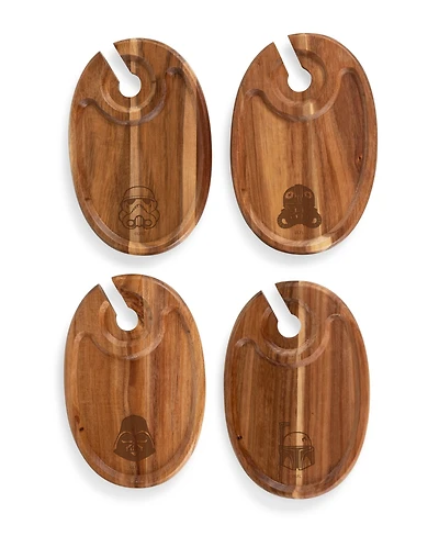 Star Wars Dark Side Wine Appetizer Plate Set of 4