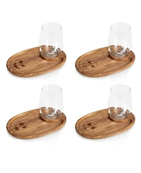 Disney's Nightmare Before Christmas Jack Wine Appetizer Plate Set of 4