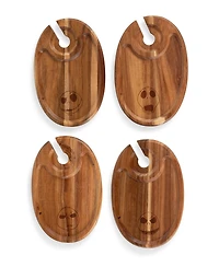 Disney's Nightmare Before Christmas Jack Wine Appetizer Plate Set of 4