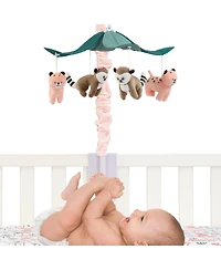 Lambs & Ivy Enchanted Safari Animal Musical Baby Crib Mobile Jungle Soother Toy