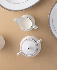 Noritake Charlotta Platinum 2 Piece Sugar Creamer Set