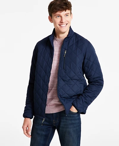 Hawke & Co. Men's Diamond Quilted Heritage Jacket, Created for Macy's