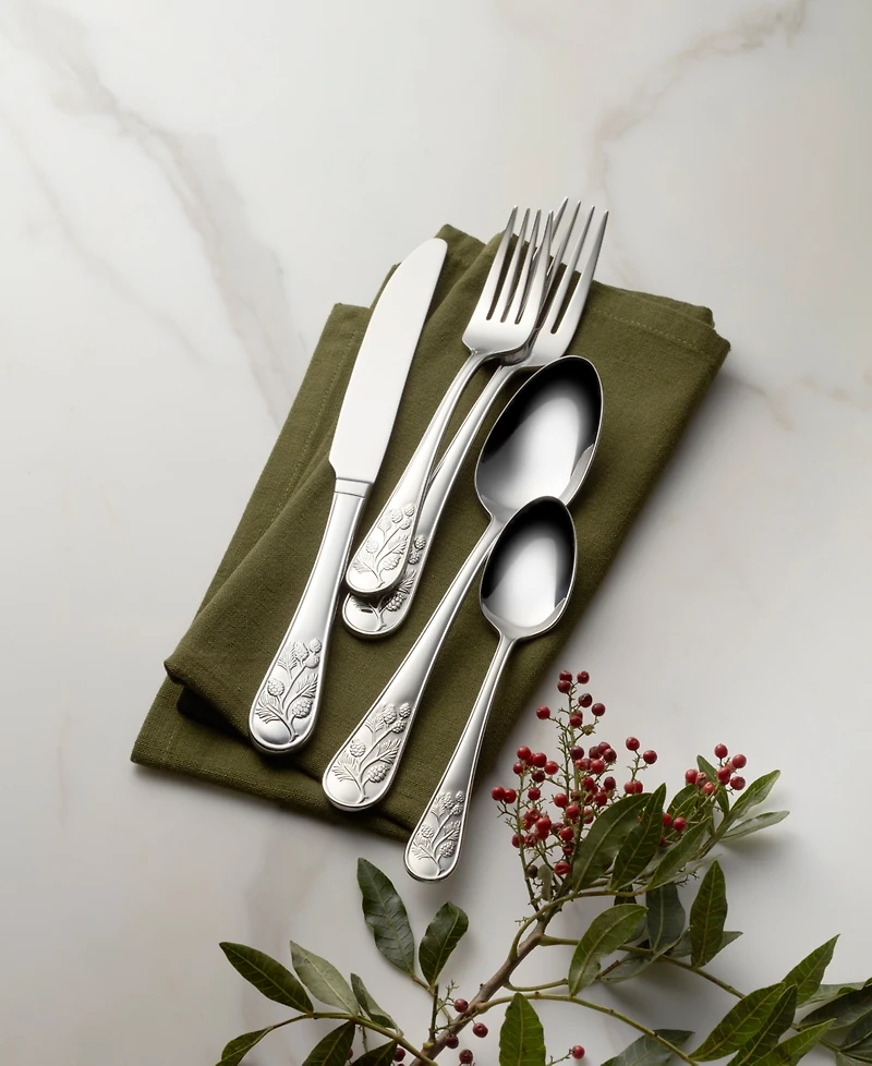 Lenox Chestnut Ridge 65-Piece Flatware Set, Service for 12