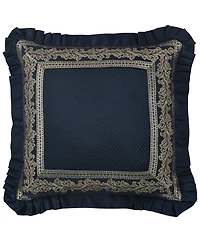 J Queen New York Monte Carlo Square Embellished Decorative Pillow, 20" x 20"