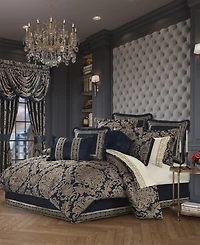 J Queen New York Monte Carlo 4 Piece Comforter Set, Queen