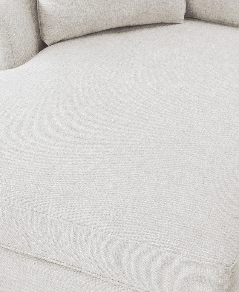 Nightford 146" 3-Pc. Fabric Double Chaise Sectional, Created for Macy's