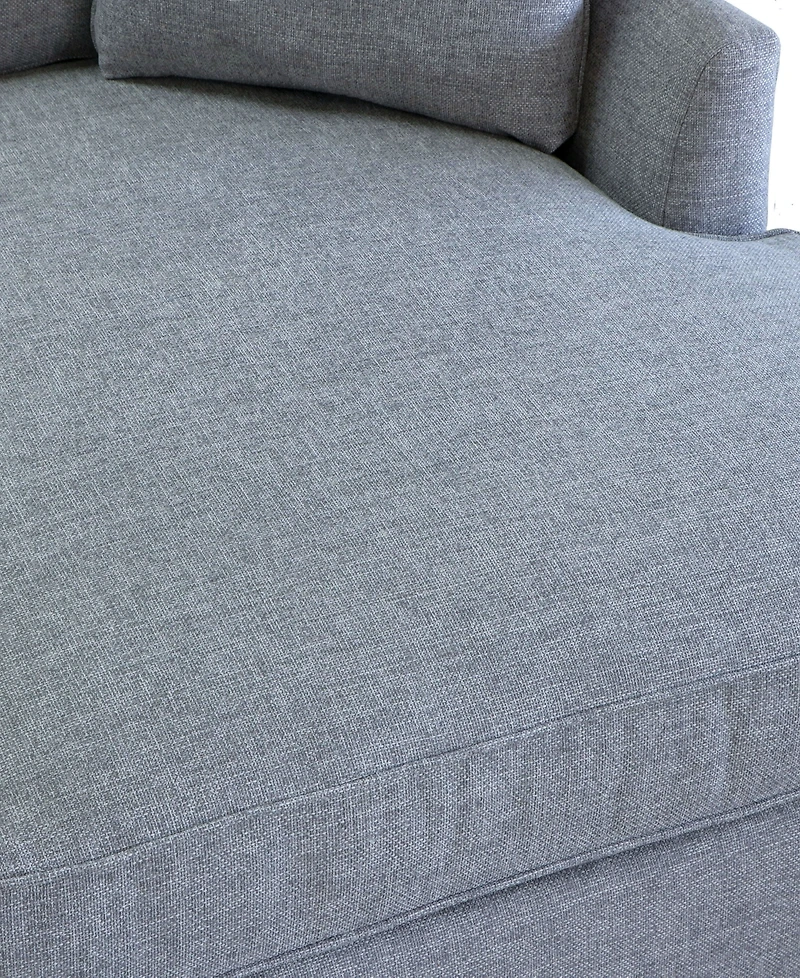 Nightford 146" 3-Pc. Fabric Double Chaise Sectional, Created for Macy's
