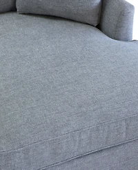 Nightford 146" 3-Pc. Fabric Double Chaise Sectional, Created for Macy's