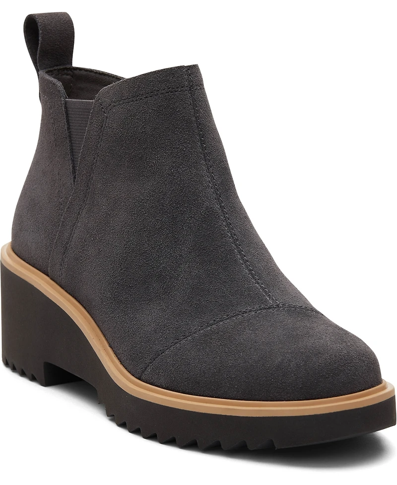 Toms Women's Maude Wide Width Side Zip Booties