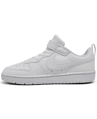 Nike Little Kids Court Borough Low Recraft Adjustable Strap Casual Sneakers From Finish Line