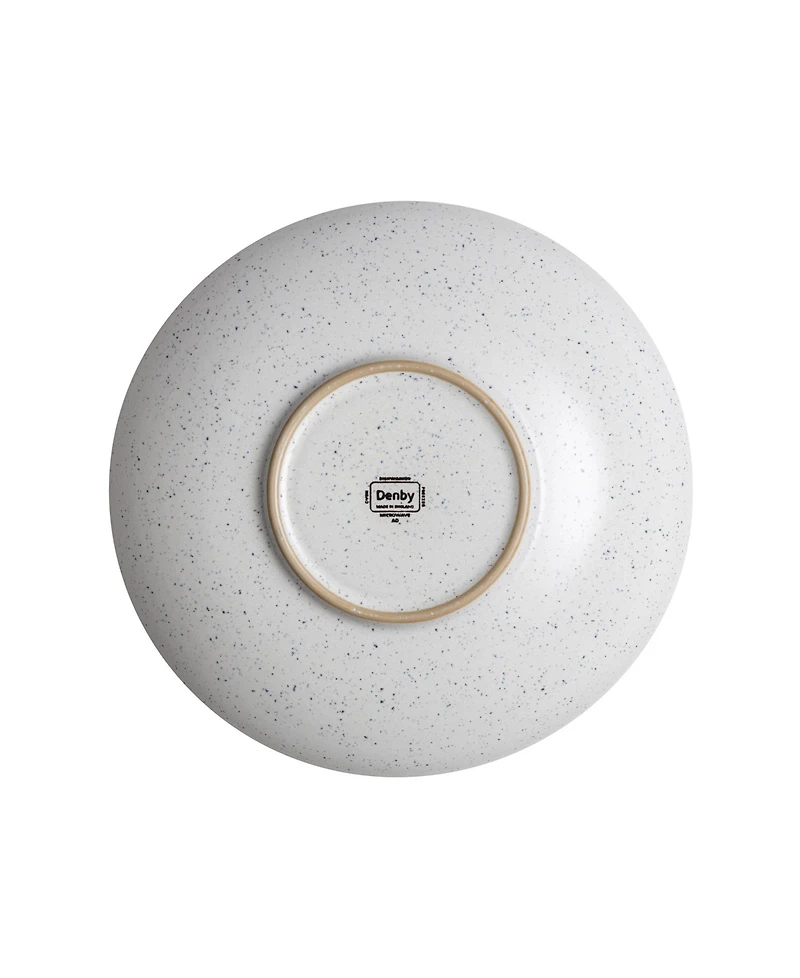 Denby Studio Blue Chalk Medium Ridged Bowl