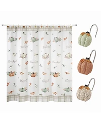 Avanti Grateful Patch Harvest 13-Pc. Shower Curtain & Hooks Set