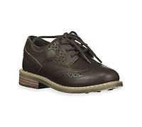 Hope & Henry Big Boys Leather Wingtip Oxford