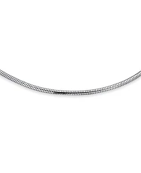 Bling Jewelry Simple Plain Snake Chain Anklet Strong Ankle Bracelet .925 Sterling Silver