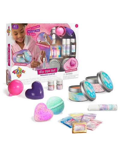 Geoffrey's Toy Box Diy Spa Set Relaxation 39 Pieces Craft Kit, Created for Macy's