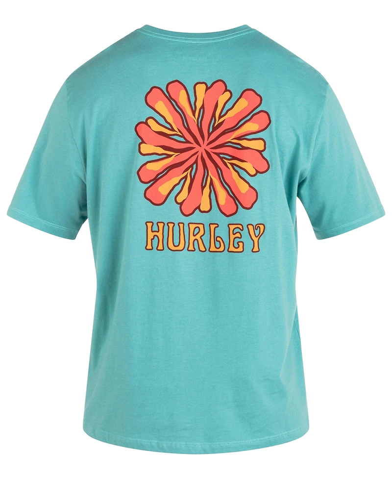 Hurley Men's Everyday Nuvo Wheel Short Sleeve T-shirt