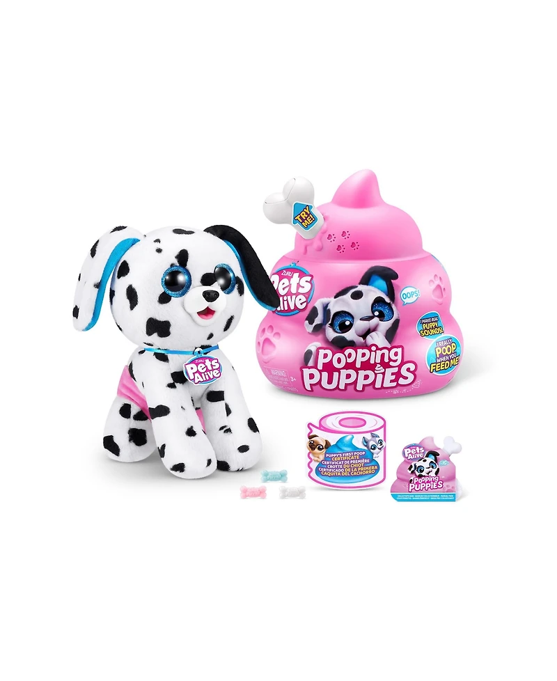 Pets Alive Pooping Puppies Surprise Interactive Plush