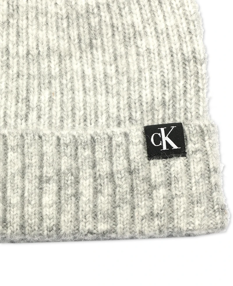 Calvin Klein Men's Luxe Ribbed Cuff Hat