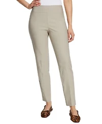 Gloria Vanderbilt Womens Tummy Control Pull On Slim Trousers In Regular Short Long