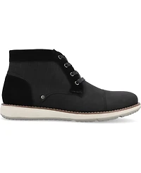 Vance Co. Men's Austin Wide Width Tru Comfort Foam Lace-Up Cap Toe Chukka Boots