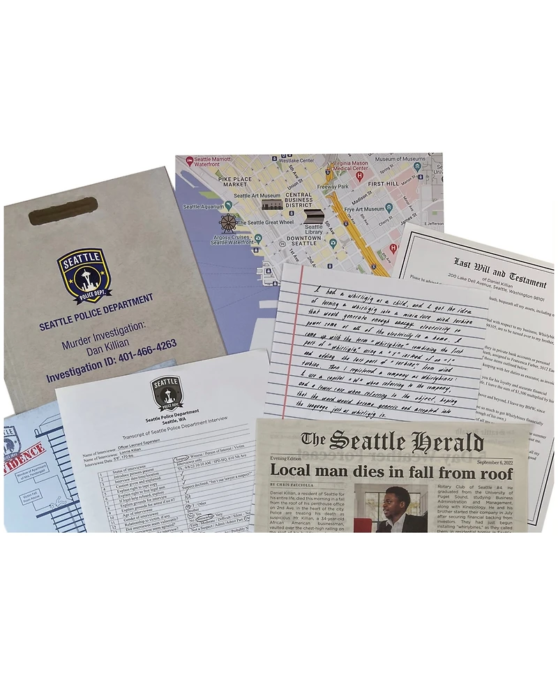 University Games Murder Mystery Party Case Files Killer Startup