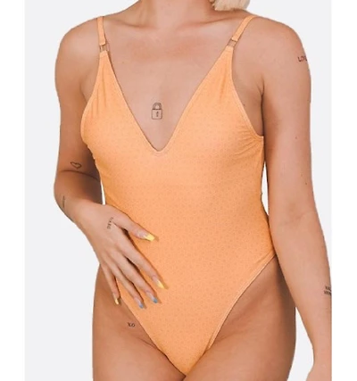 Oosc Women's Tangerine Squeeze Swim Suit