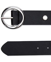Steve Madden Women's Reversible Faux-Leather Belt