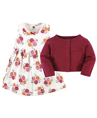 Hudson Baby Toddler Girls Essential Cotton Dress and Sweater Collection