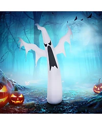 Outsunny 6' Halloween Inflatable Scary Ghost Yard Outdoor Decorations Led Light