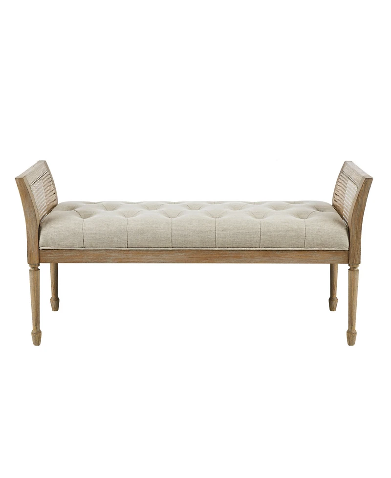 Martha Stewart Collection Isla 48.5" Wide Tufted Upholstered Accent Bench