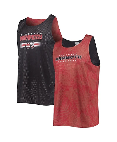 Men's Foco Red, Black Colorado Mammoth Reversible Mesh Tank Top