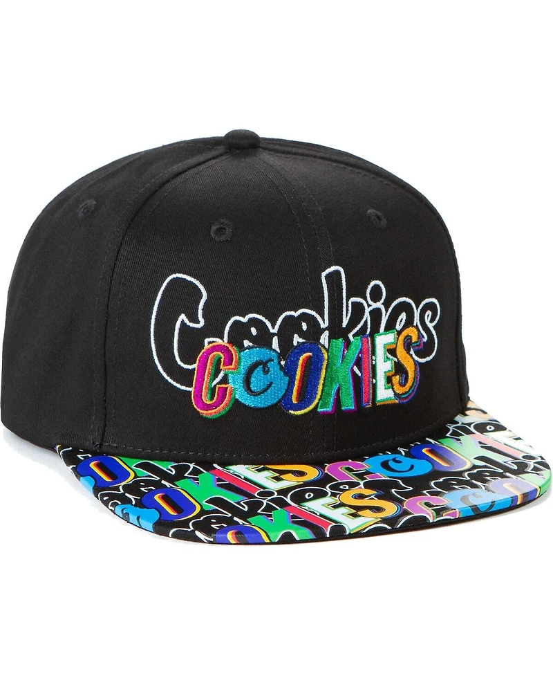 Men's Cookies Clothing Black On The Block Snapback Hat