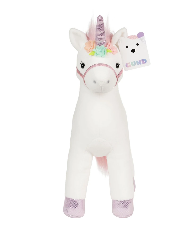Gund Lily Rose Unicorn Stuffed Animal Plush Toy, 15"