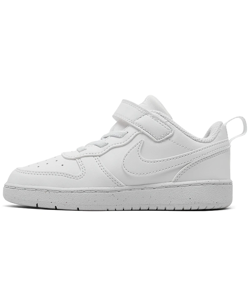Nike Toddler Court Borough Low Recraft Adjustable Strap Casual Sneakers from Finish Line