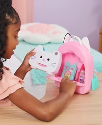 Gabby's Dollhouse, Gabby Girl On-The-Go Travel Set, Pretend Play Travel Toys, Toy Passport, Toy Phone and Compass Charm