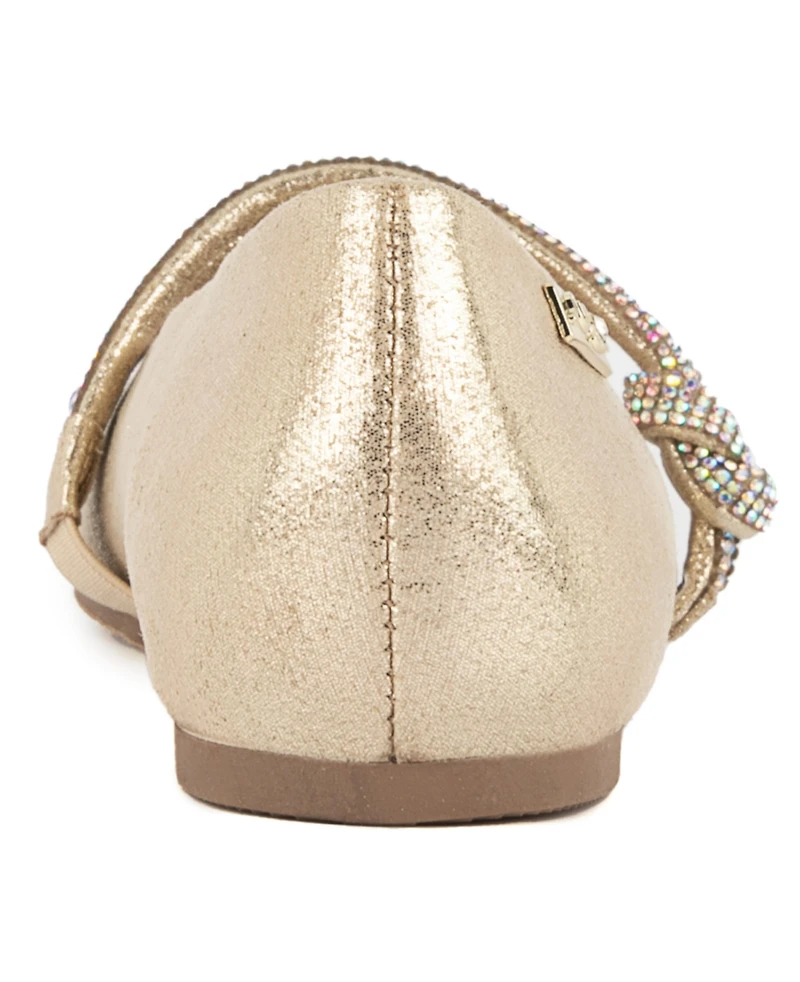 Sugar Women's Lingo Pointed Toe Rhinestone Flats