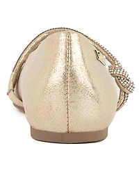 Sugar Women's Lingo Pointed Toe Rhinestone Flats