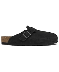 Birkenstock Men's Boston Soft Footbed Suede Leather Clogs from Finish Line