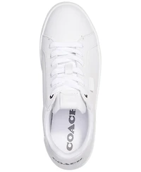 Coach Women's Lowline Lace Up Low Top Signature Sneakers