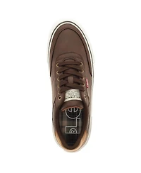 Levi's Men's Munro Ul Faux Leather Lace-Up Sneakers