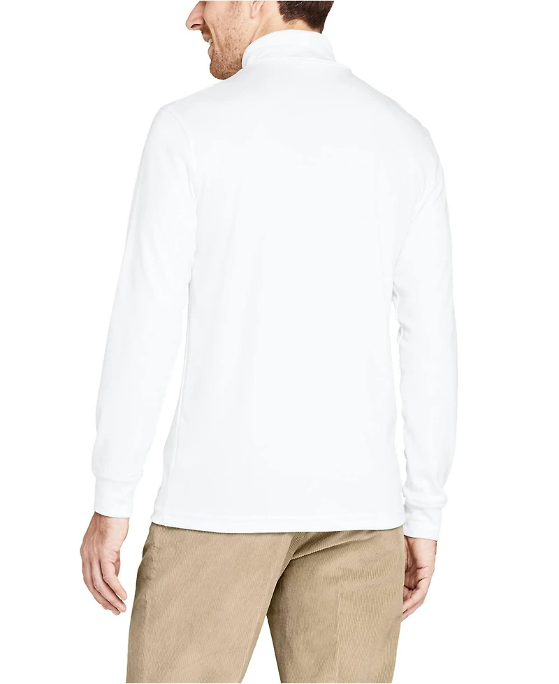 Lands' End Men's Super Soft Supima Turtleneck T-Shirt