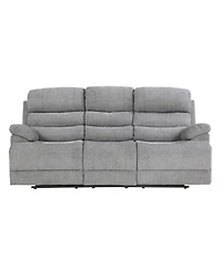 White Label Cruz Power 84" Double Reclining Sofa with Power Headrests and Usb Port