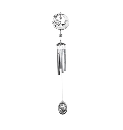 Fc Design 28" Long Pewter Celestial Wind Chime