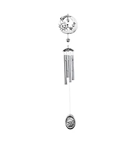 Fc Design 28" Long Pewter Celestial Wind Chime