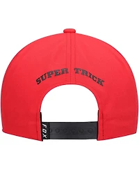 Big Boys and Girls Fox White, Red Super Trik Snapback Hat